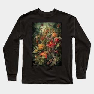 A.I. Gardens :: Sampling Masters :: Ernst Haeckel + Rembrandt Long Sleeve T-Shirt